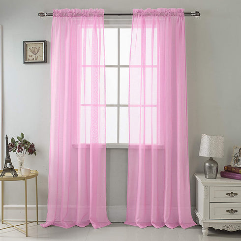 Adore the Decor™ Sheer Rod Pocket 54 x 84in. Single Curtain Panel